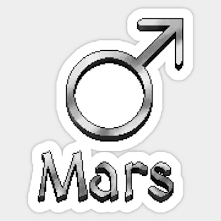 Iron Mars Sticker